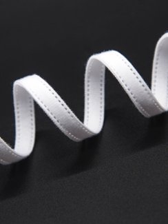 001 Туннельная лента двухшовная, 10 мм, белый 001