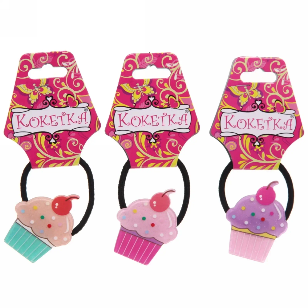 Резинка для волос 1 шт детская «Juiciness- Вкусняшка», микс 6 цветов, d- 4 см