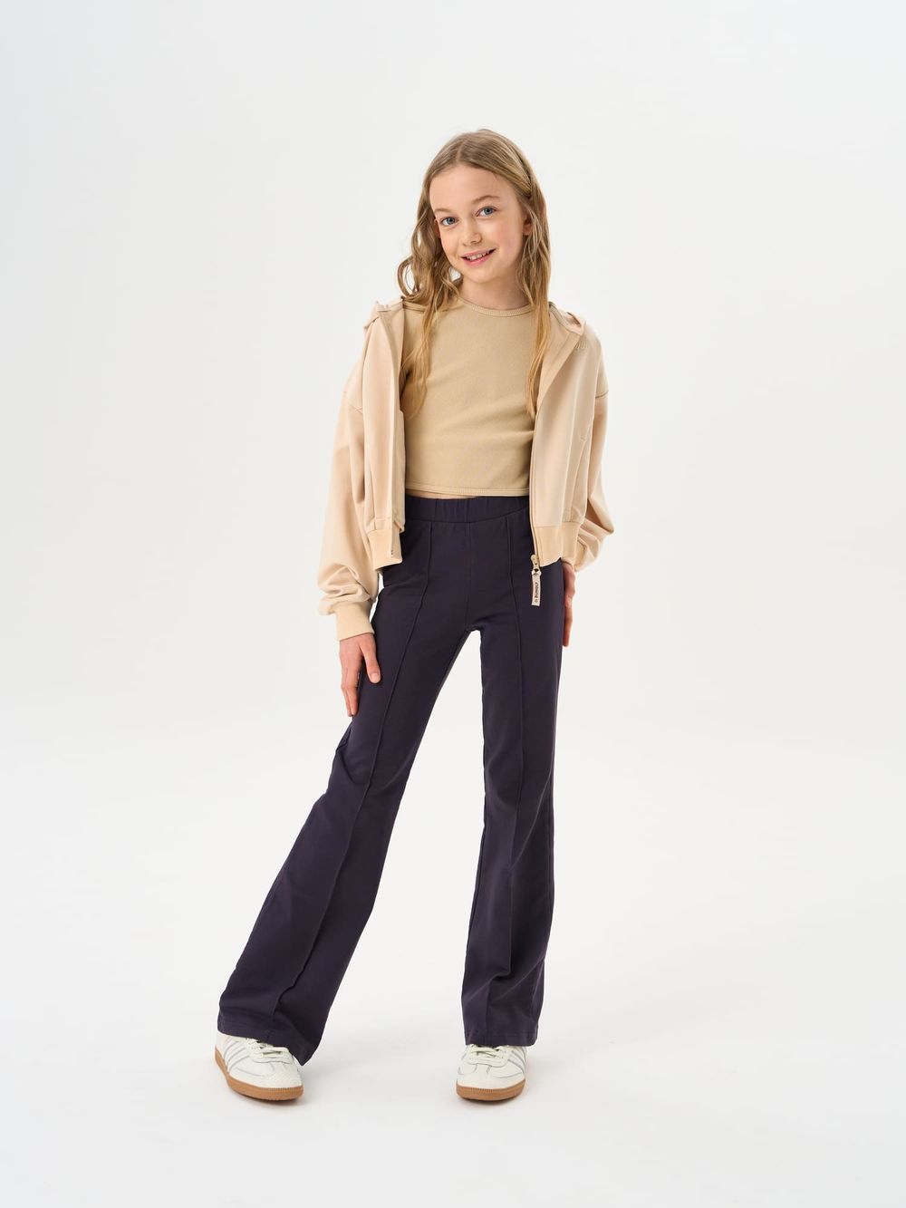 Брюки клеш "Графит" облегченные 7+