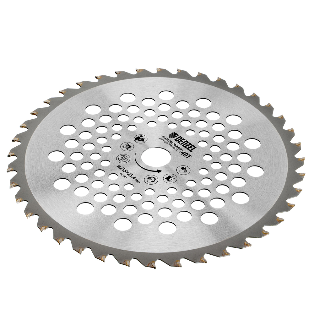 Диск для триммера , 255 х 25,4  40 зубьев Denzel