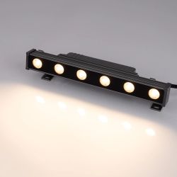 Линейный прожектор AR-LINE-300-6W Warm3000 (GR, 15x60 deg, 230V) (Arlight, IP65 Металл, 3 года) 045365