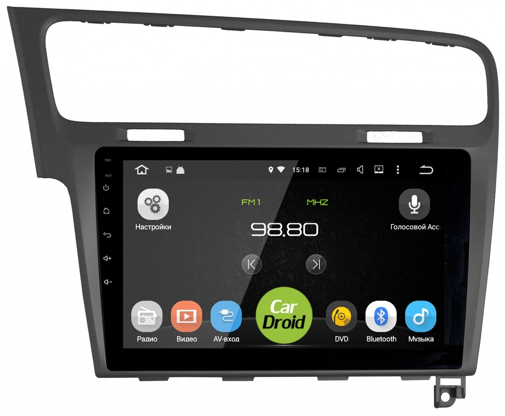 Магнитола для Volkswagen Golf 7 2012-2020 - Roximo RM-3715 Android 12, 8-ядер, 4/64Гб, SIM-слот