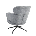 Кресло KING серый, шенилл