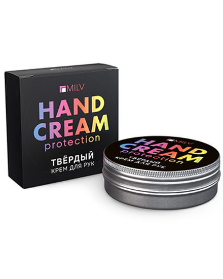 Твердый крем для рук на пчелином воске Защитный 30 мл "ПЕЧЕНЬЕ" Milv