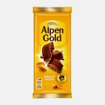Шоколад Alpen Gold молочный Арахис и кукурузные хлопья 80г