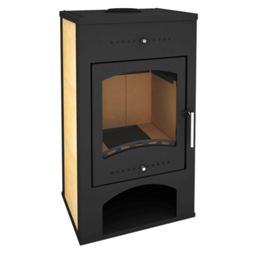 Печь-камин МЕТА Варта Аква с плитой