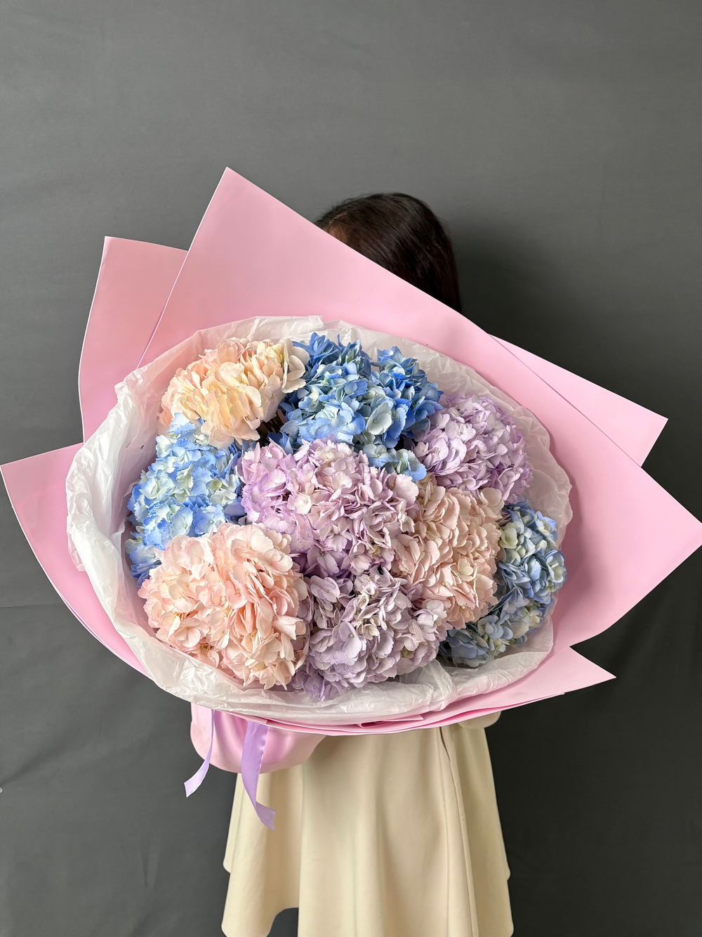 Воздушные гортензии 9 шт