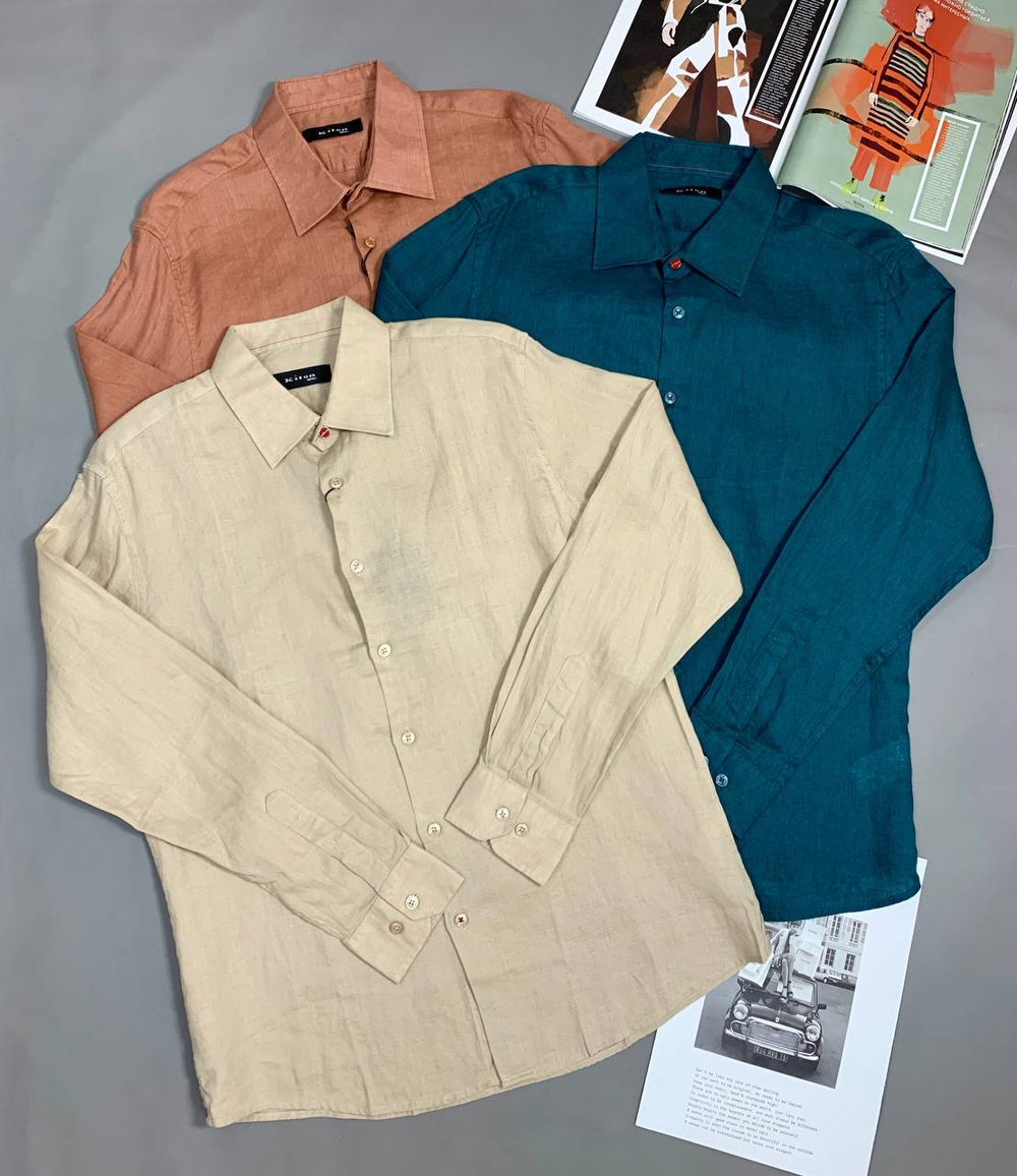 Льняная рубашка Kiton