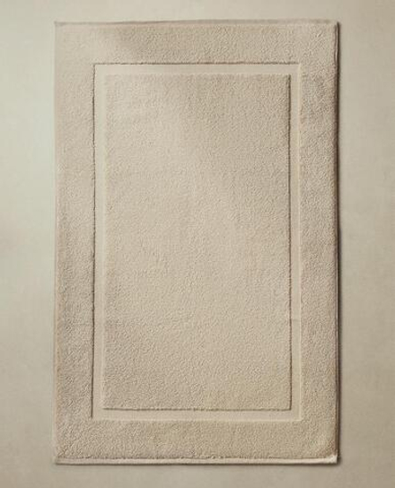 ZARA HOME КОВРИК ДЛЯ ВАННОЙ ИЗ МЯГКОЙ ТКАНИ, ПЕСОЧНЫЙ