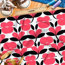 Ткань Ниагара Софт цветочный калейдоскоп