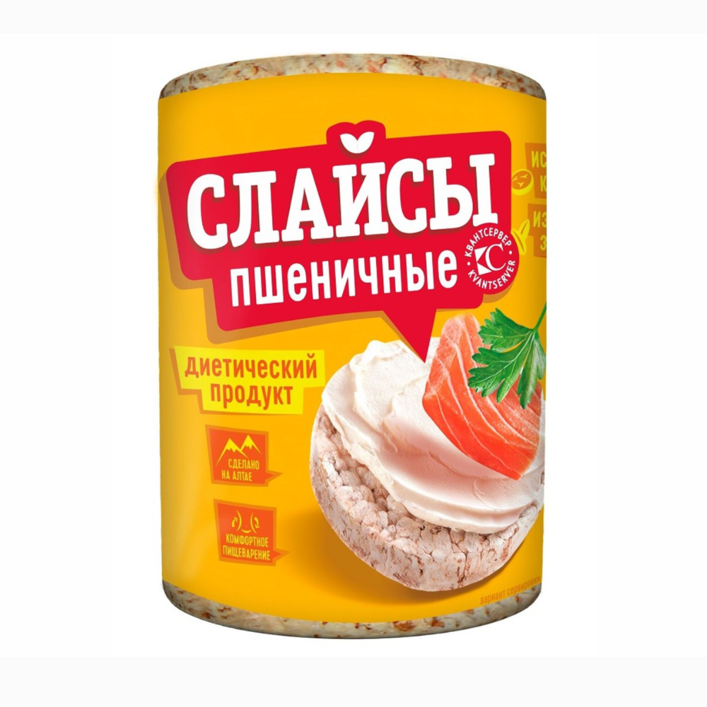 Слайсы Веган пшеничные 90 гр