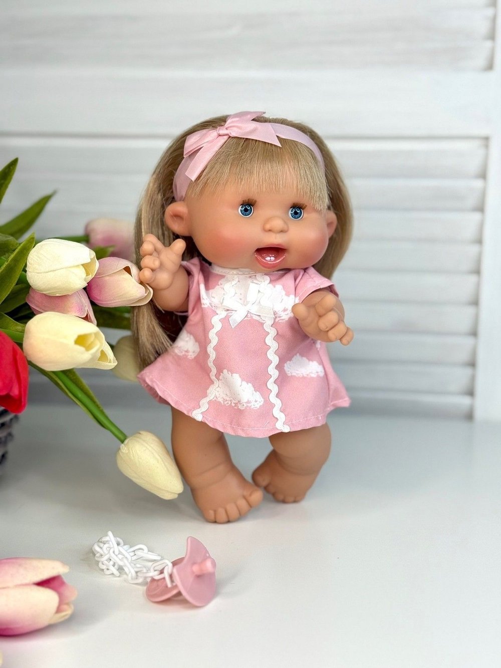 Пупс Nines 26см PEPOTE с закрывающими глазками (N804A2)