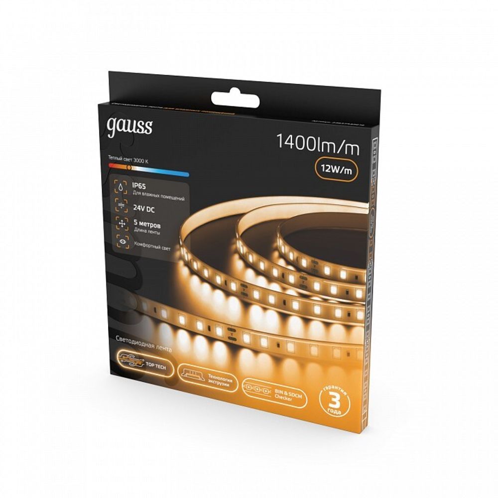 Лента светодиодная Gauss  23637432010