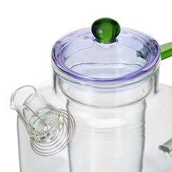 Чайник заварочный Orb, 1,2 л, фиолетовый/зеленый