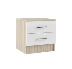 Тумба "Софи" СТБ 400.1 (дуб сонома/белый глянец), ЛДСП, ДСВ Мебель