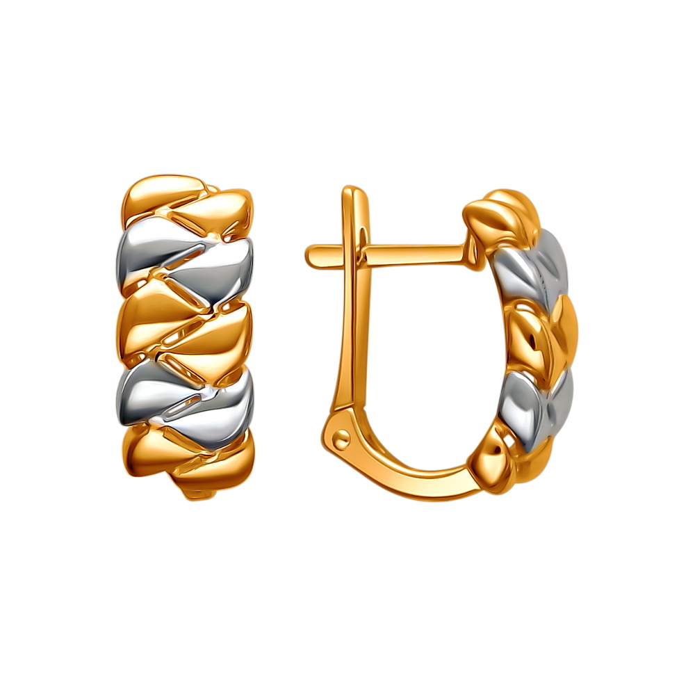 Серьги из красного золота 585 пробы JA-S-0112200Р