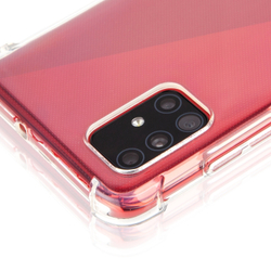 Чехол ROSCO для Samsung Galaxy A51 оптом (арт. SS-A51-HARD-TPU-TRANSPARENT)