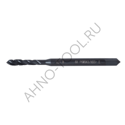 Метчик м/р  М2,5х0,45 Р6М5К5/HSS-E DIN371 BLACK OXIDE, с винтовой канавкой, ТОЧИНТЕХ