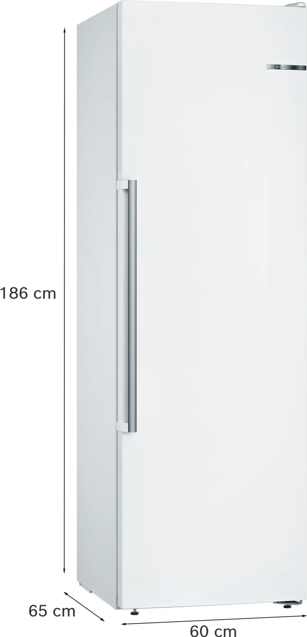 Отдельностоящий морозильник Bosch GSN36AWEP