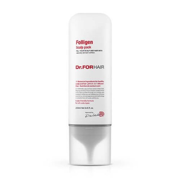 Dr.FORHAIR Folligen Scalp pack 250ml - Оздоравливающая мультимаска для кожи головы
