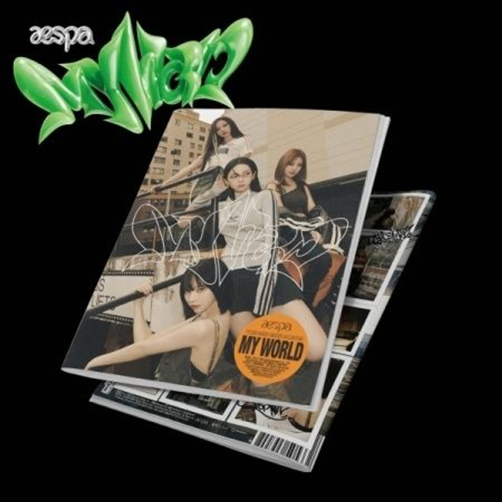 Альбом aespa - MY WORLD 3rd Mini Album TABLOID Version