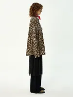 Рубашка Kraizy Stripes Leo Wild джинсовая леопардовая