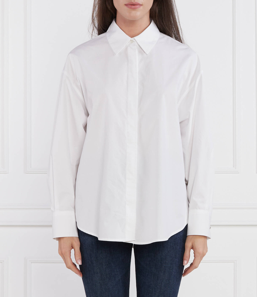 Рубашка DONDUP - made in Italy - белый(DC315 PF0010D XXX)