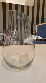 Ваза  с декором - лягушкой FROG (стекло)