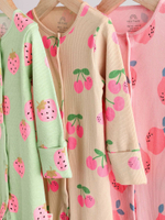 Комбинезон / Cлип для малышей Next E18-347, 3 шт., Светло-зеленый, Бежевый, Розовый