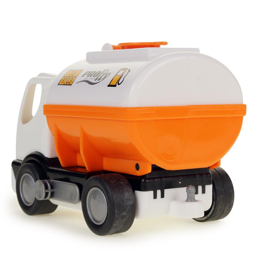 Машина с цистерной "Мой первый грузовик" "PROliv" оранжевый, в сетке (Полесье)