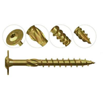 Саморез конструкционный с прессшайбой желтый цинк 8х120