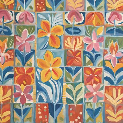 Акварельные цветы