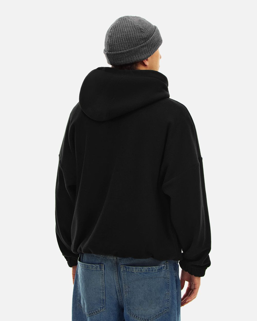 Худи Anteater Fleece Crop черный