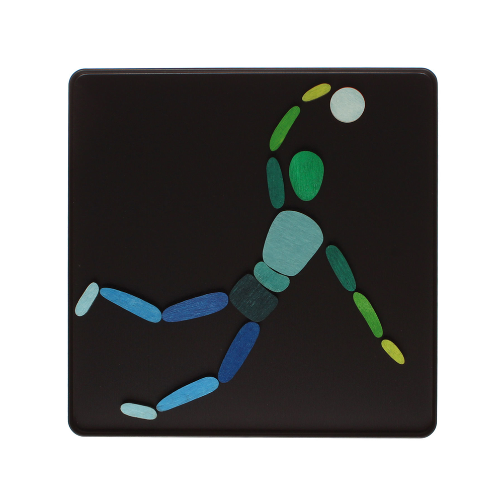 Магнитная деревянная мозаика "В движении", 32 детали