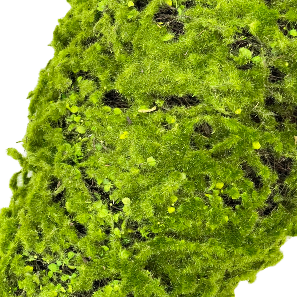 Кашпо конус из искусственного мха 75 см.