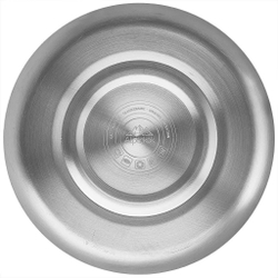 Чайник 3 л из нержавеющей стали со свистком, индукционное дно ALPENKOK AK-538 черный с золотом, ручка черный