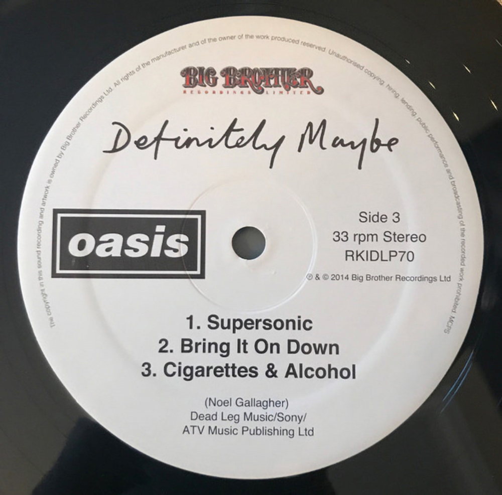 Oasis / Definitely Maybe (2LP)