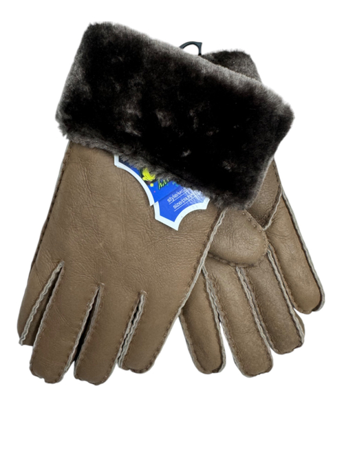 Перчатки. Мужские. Материал верха: Дубленка. Подклад: Дубленка. В упаковке 10 шт, разный цвет.