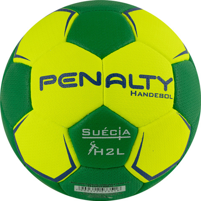 СЦ*Мяч гандбольный PENALTY HANDEBOL SUECIA H2L ULTRA GRIP FEMININO, 5115615300-U,р.2,PU,руч.с,жел-зел