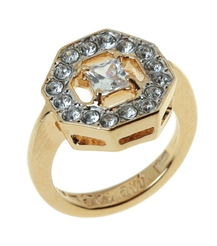 "Салерса"  кольцо в золотом покрытии из коллекции "Эллада" от Jenavi