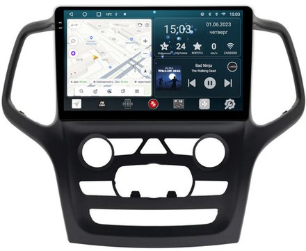 Магнитола для Jeep Grand Cherokee WK2 2013-2021 (взамен 5" экрана) - RedPower 515 Android 10, QLED+2K, ТОП процессор, 6Гб+128Гб, CarPlay, SIM-слот