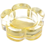 Подсвечник «Tea-цветок» 6,5*2,5см цвет желтый