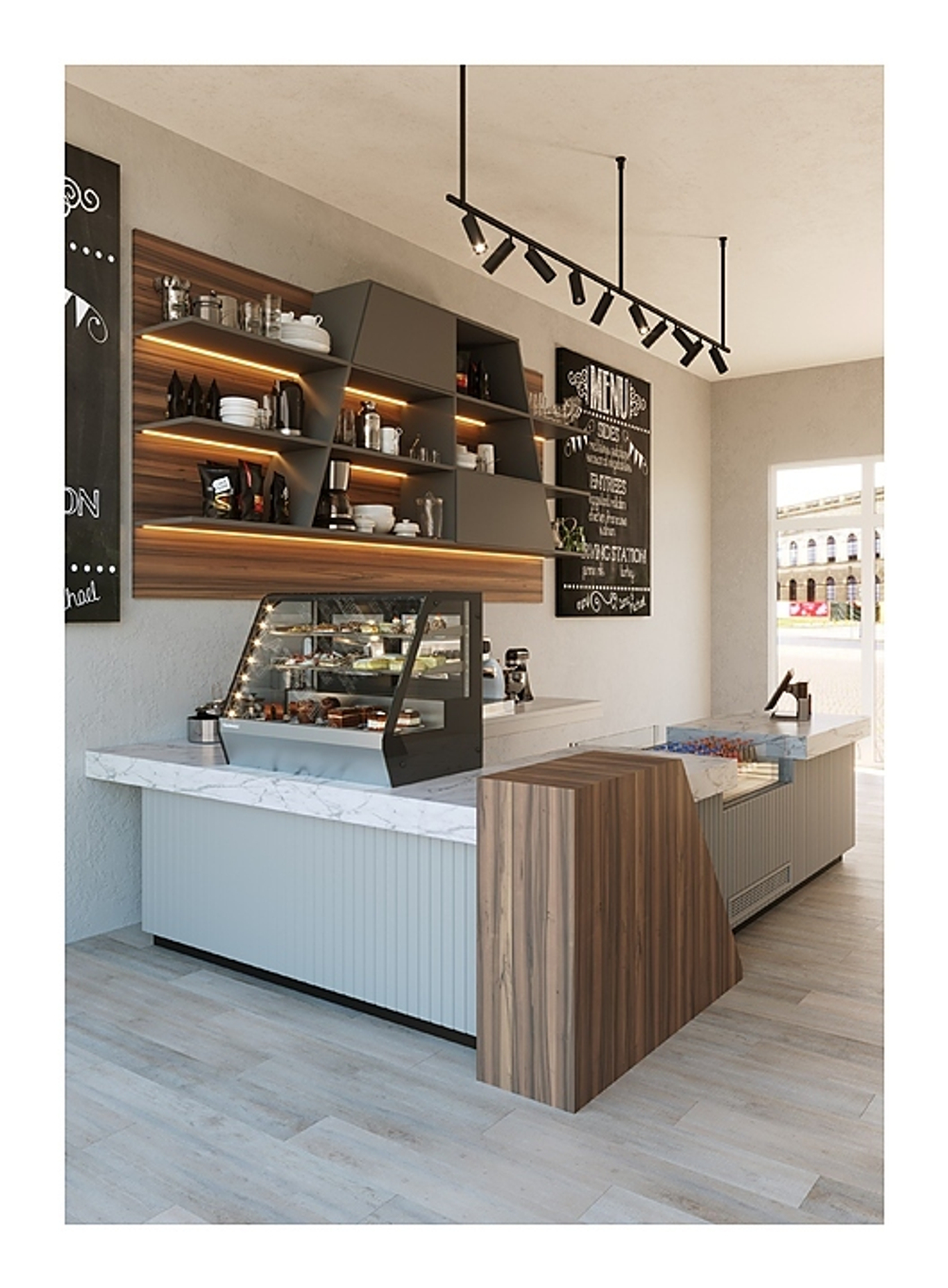 Витрина кондитерская Carboma A59 N 0,9-1