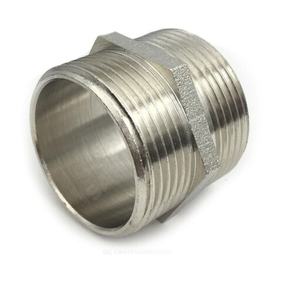 Ниппель латунь никель Ду 20 (3/4") НР SantechSystems .