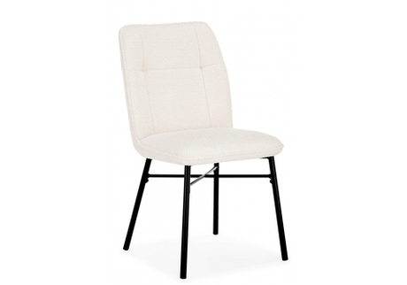 Стул на металлокаркасе Woodville Denis beige, black