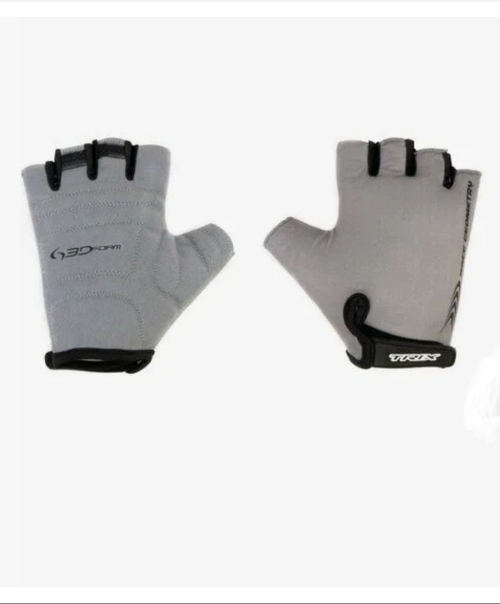 Перчатки TRIX nw мужские, XL, коротк. пальцы, гелев. вставки, дышащая лайкра/искусств. замша, серые