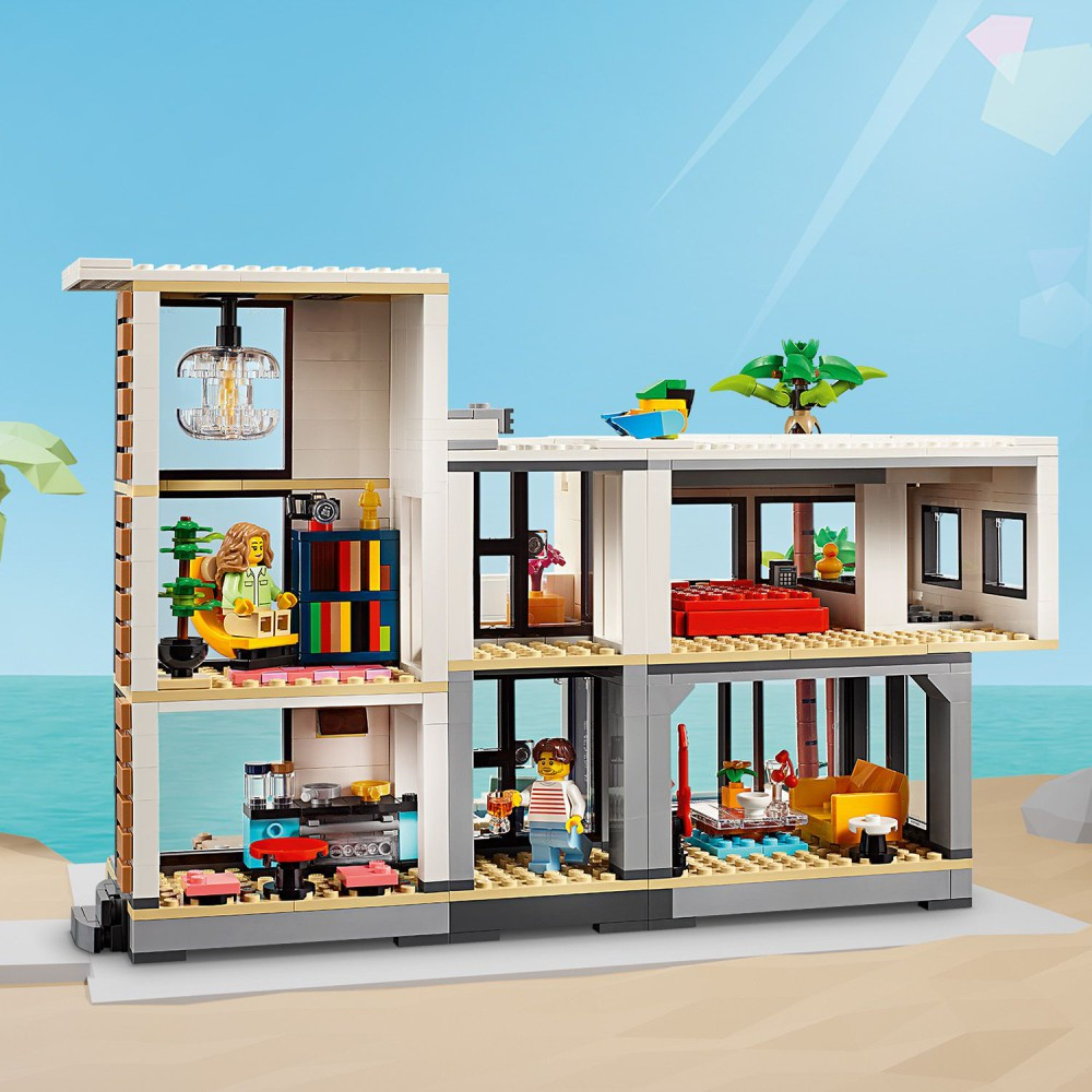 Конструктор LEGO Creator 1853 31153 Современный дом 3-в-1 — фото 18