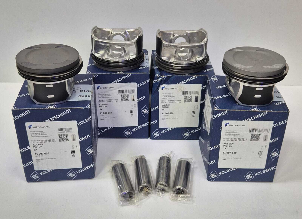 Поршни с кольцами +0.25 A14XER  Kolbenschmidt