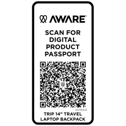 Trip 14” Aware™ рюкзак для ноутбука из переработанного материала объемом 9 л