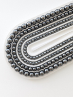 Жемчуг Майорка темно-серая